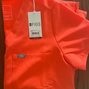 Figs scrubs, neon pink